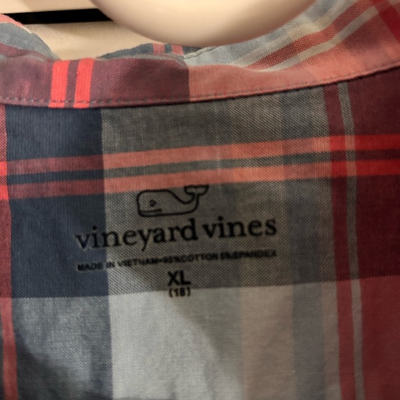 Vineyard Vines pastel plaid button down - Picture 3 of 3